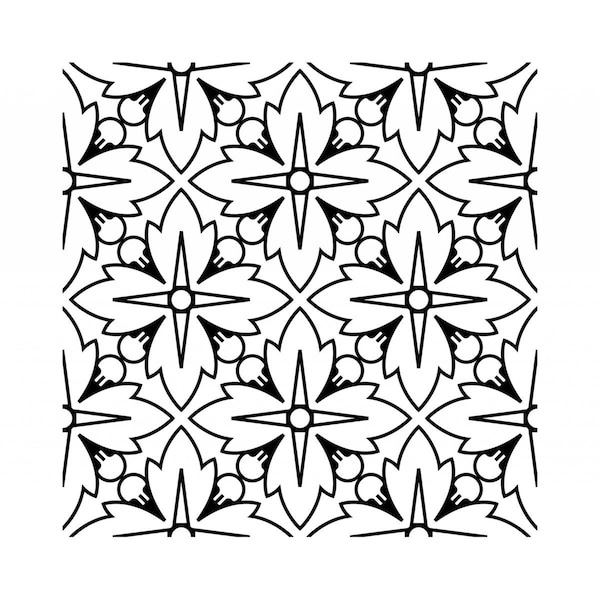 Homeroots 7 x 7 in. Black & White Silo Peel & Stick Removable Tiles 390716 - main